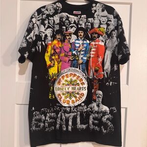 BEATLES Vintage Sgt. Peppers Club Band Tee Mens Large AUTHENTIC